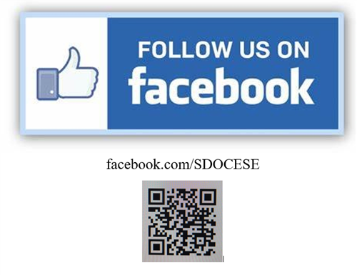 Follow Use on Facebook with link and QR code
